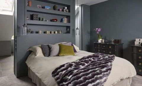 This Luxurious Grey Bedroom Opens Into A Stunning Ensuite