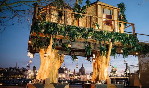 African treehouse on the River Thames