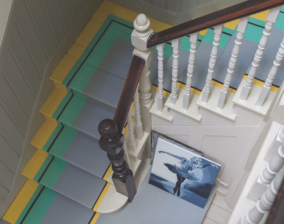painted-floors-stairway