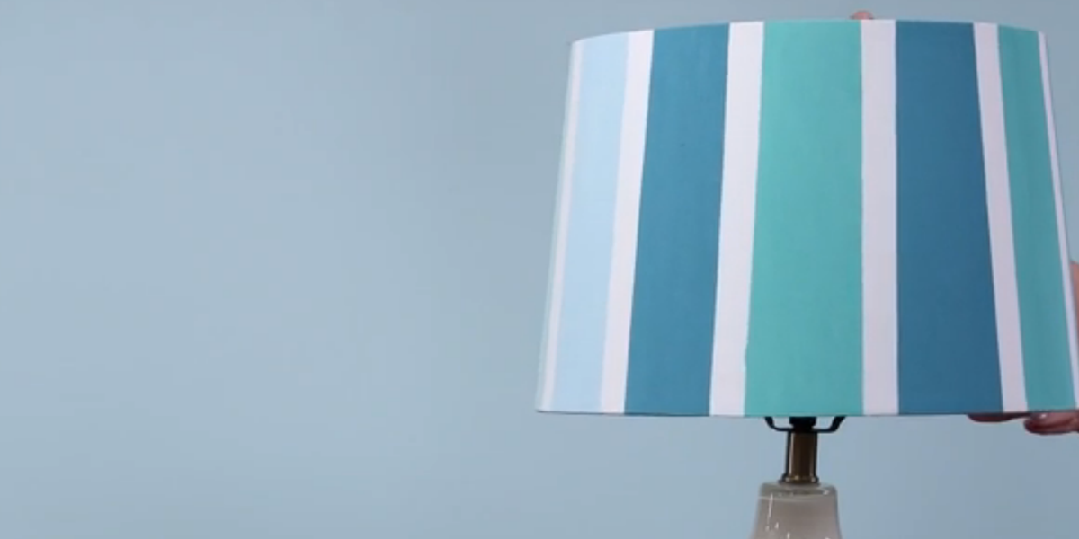 Paint Your Own Lampshade, Is It Possible To Paint A Lampshade