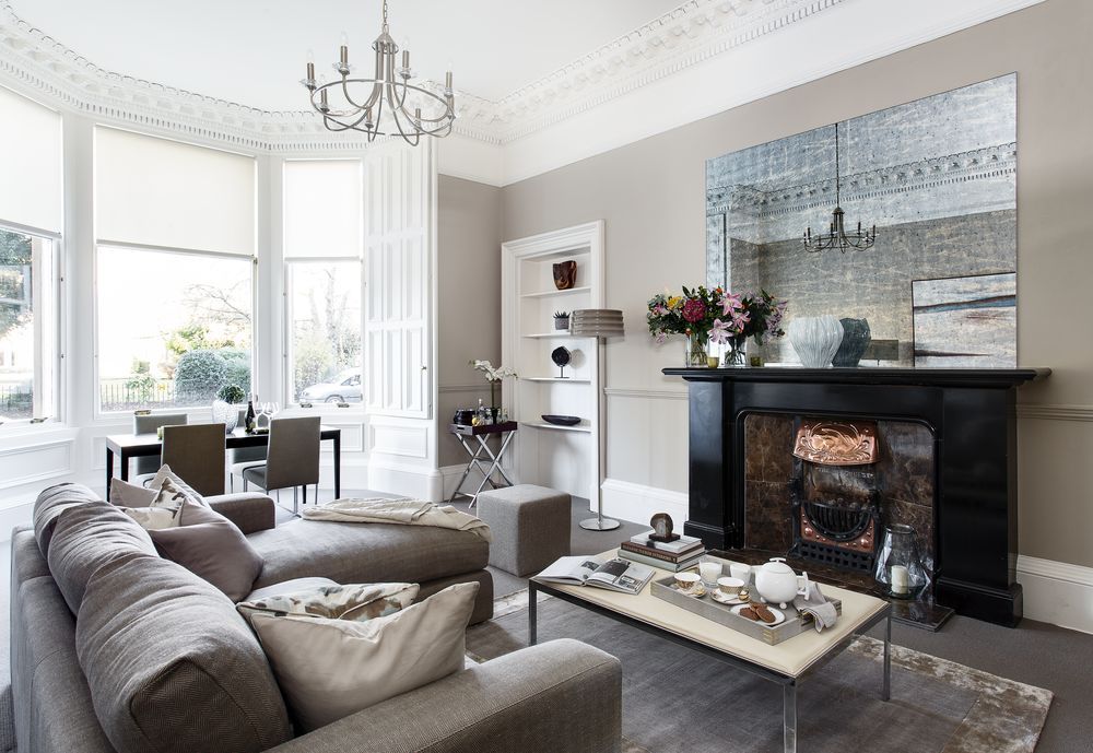 Elegant Light Filled Victorian Apartment In Edinburgh Is