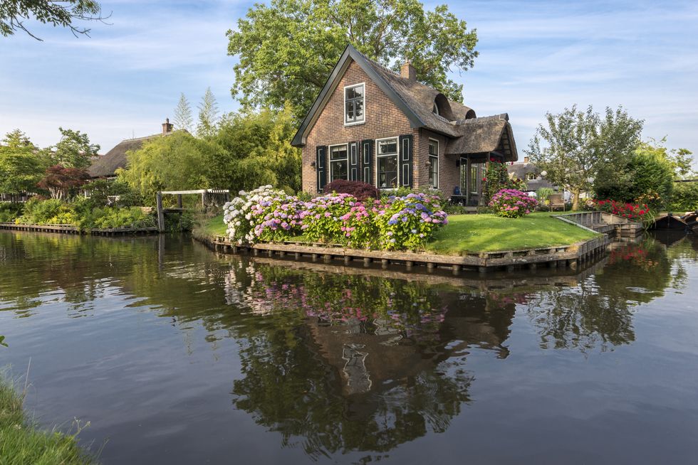 Giethoorn, still only fully accessible by boat, is one of several places commonly known as the Venice of the North or Venice of the Netherlands. Giethoorn has over 180 bridges and is very popular with tourists.