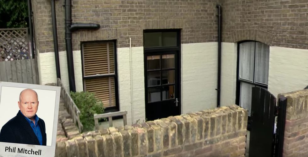 Phil Mitchell's home in Albert Square, Walford, EastEnders