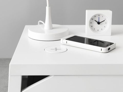 Ikea Selje bedside table with wireless charger