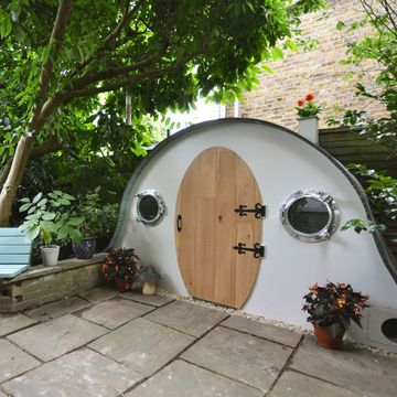 Hobbit house garden shed by Lili Giacobino