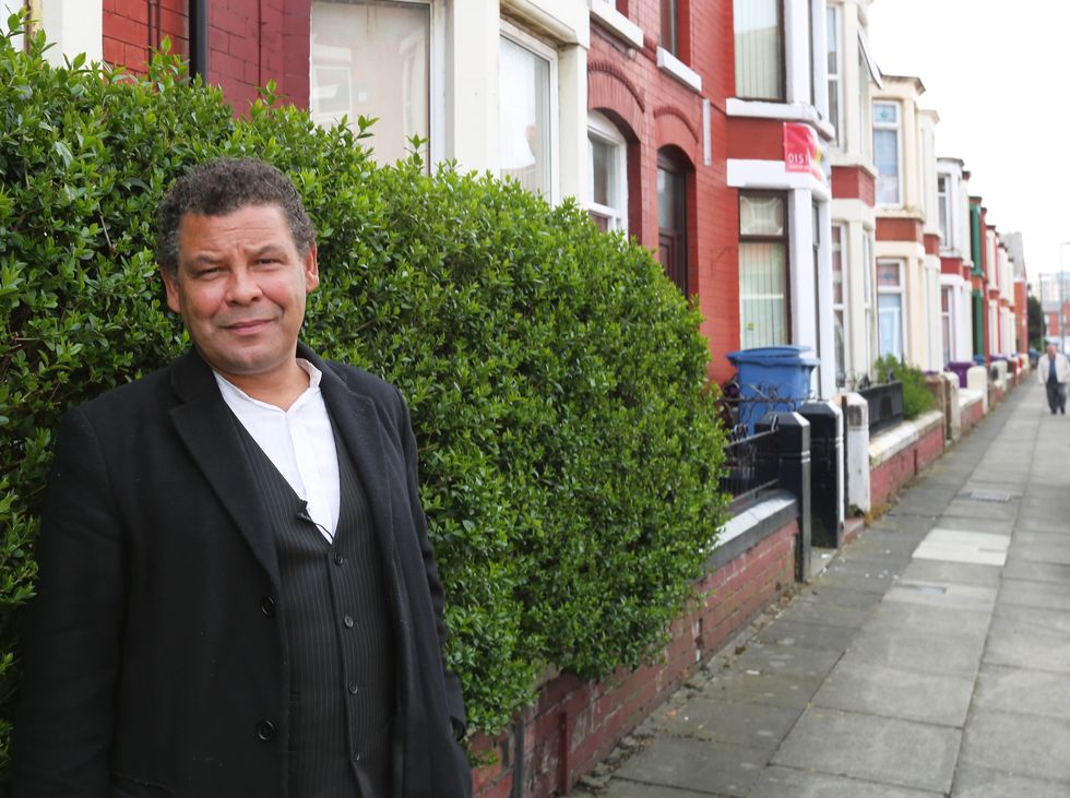 Craig Charles - Celebrity Home Secrets. Craig outside his second childhood home.