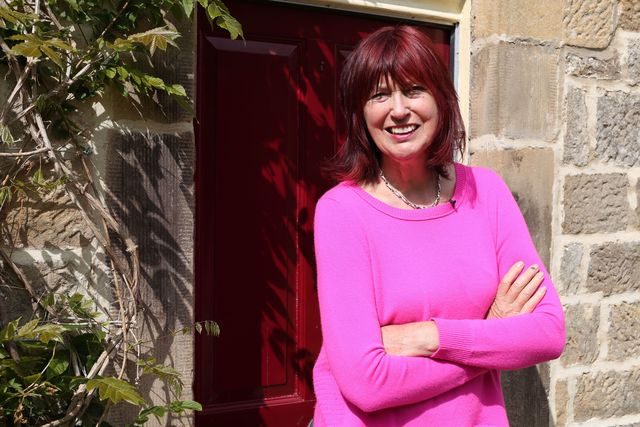 Janet Street-Porter outside her current home in Yorkshire