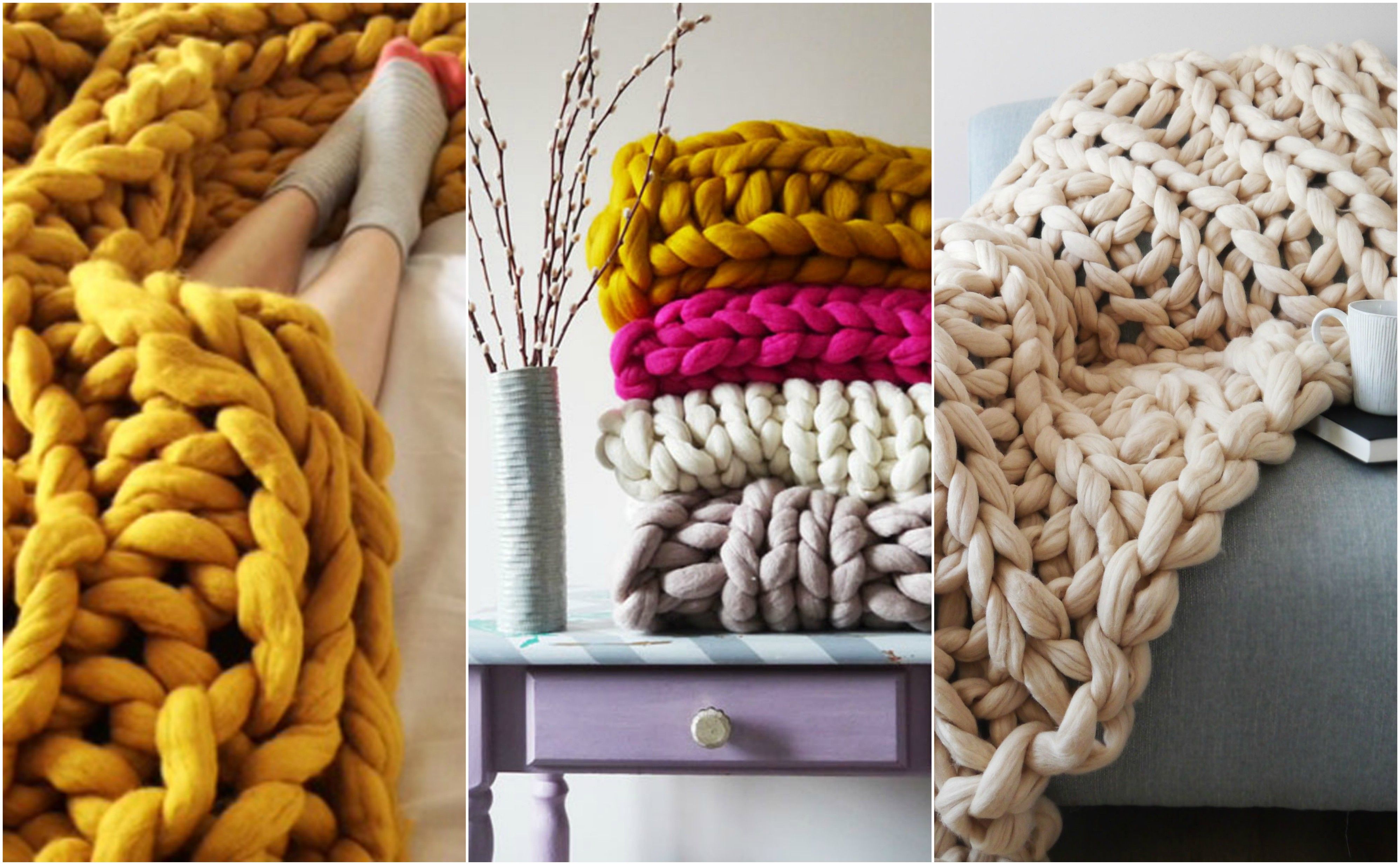 HB Loves Super Chunky Knit Blankets By Lauren Aston
