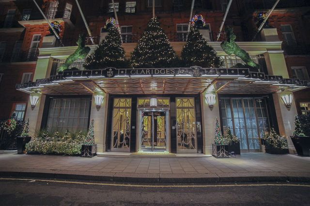 Claridge's hotel Christmas tree designs over the years