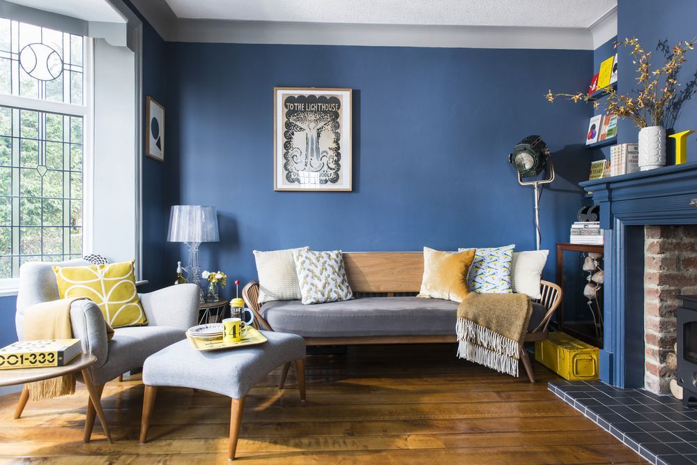 This Retro Style Living Room Is The, Vintage Style Living Rooms