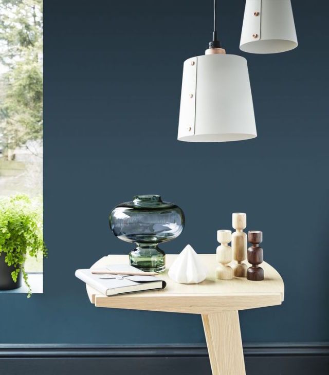 John Lewis hooked lights and side table