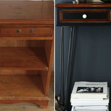 Bookcase and console table - upcycling project