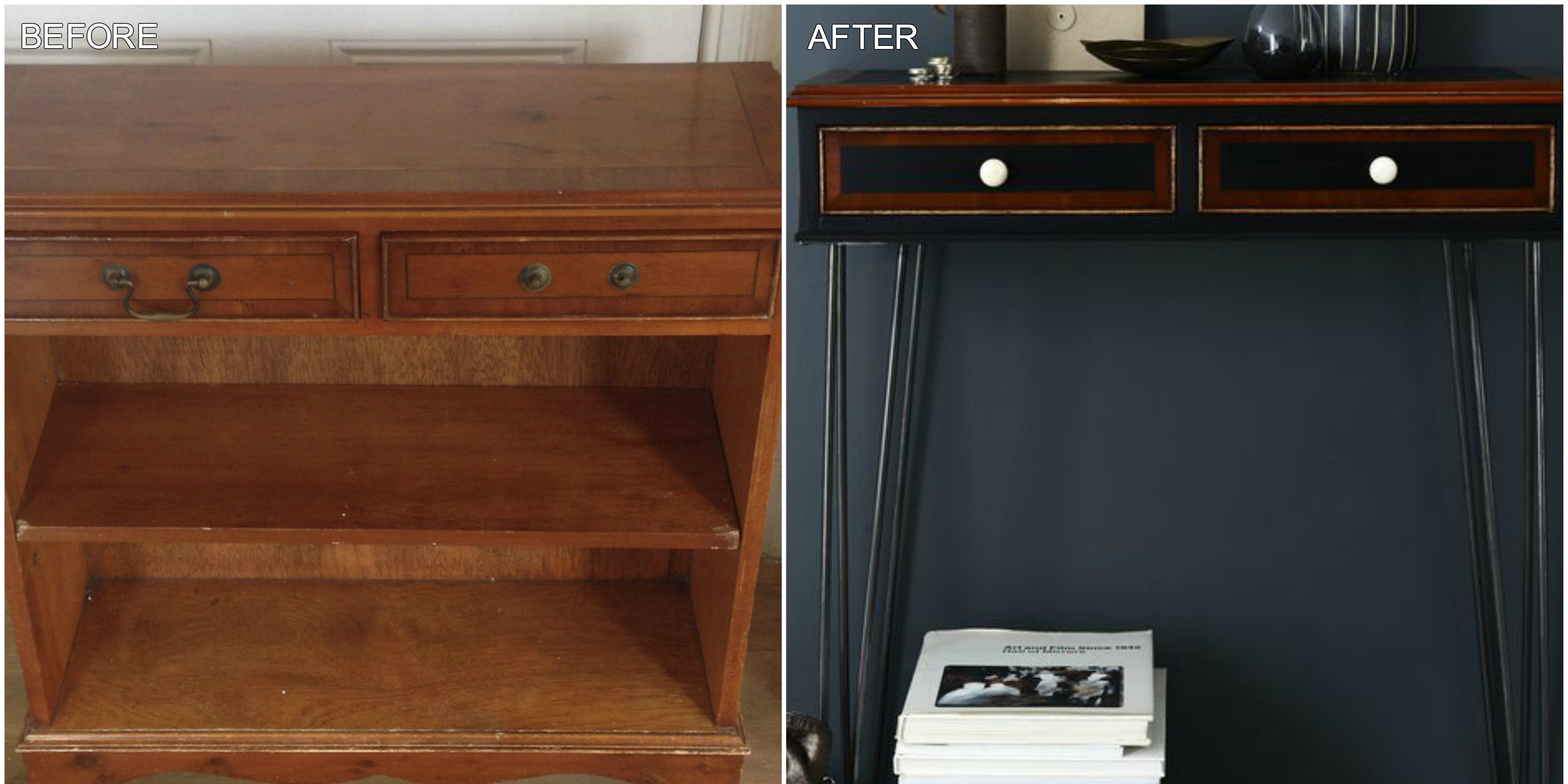 Repurposed console store table