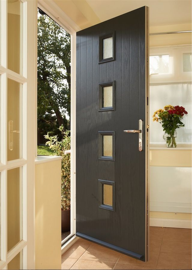 Anglian Home Improvements - black composite door