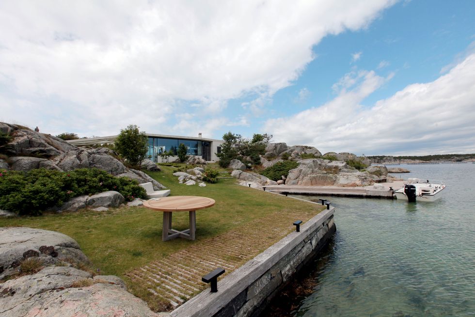 Architect designed house in Lyngholmen, Norway, by the sea