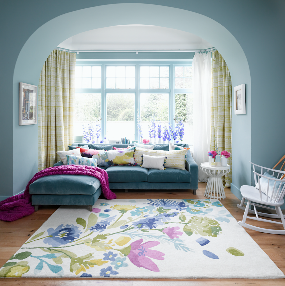 Tetbury Tufted Meadow rug, from £415, Bluebellgray.