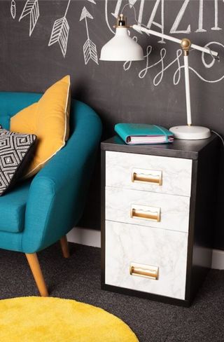 Transform A Metal Filing Cabinet Into A Stylish Set Of Storage Drawers