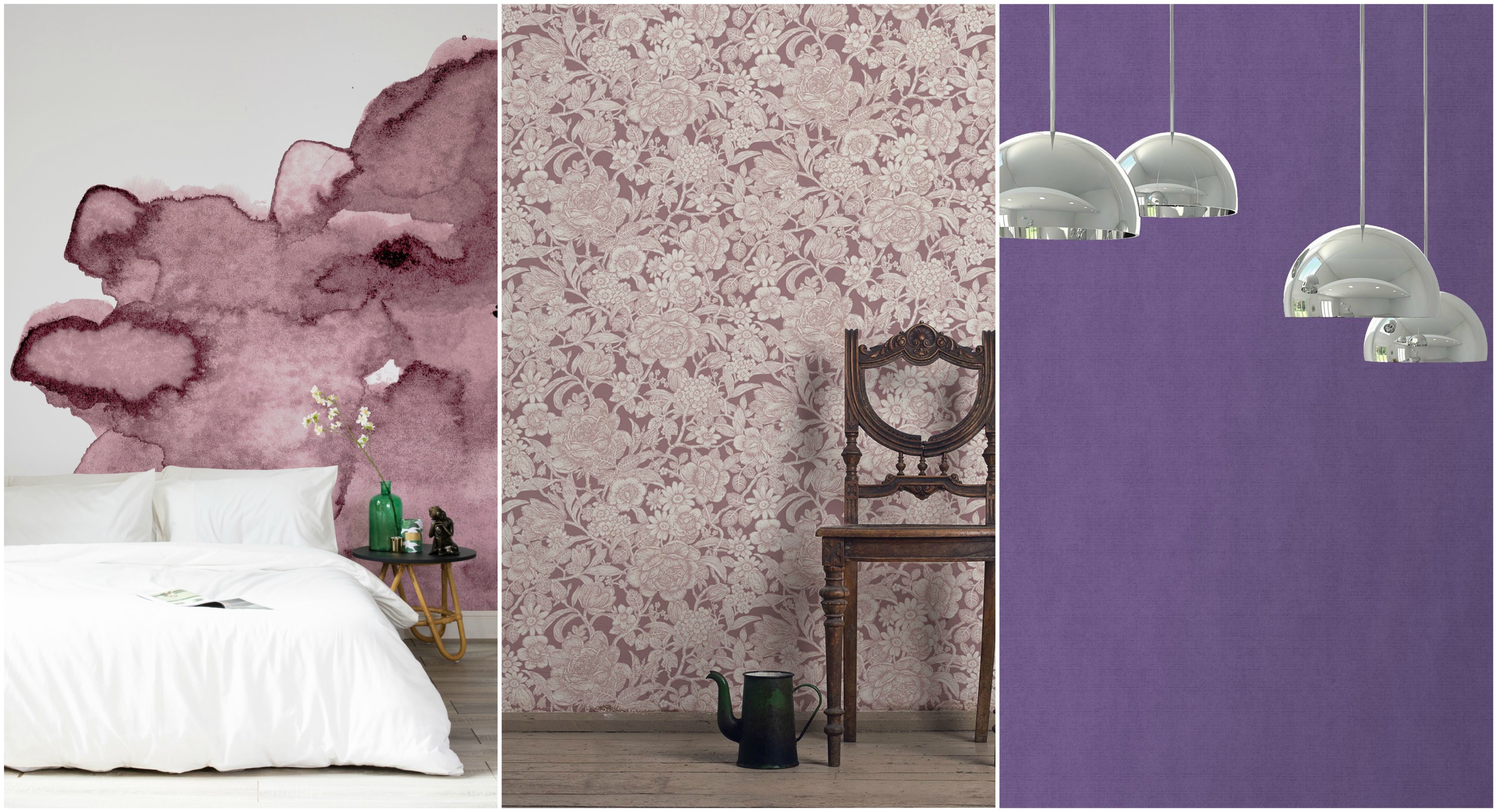 purple wallpaper for home