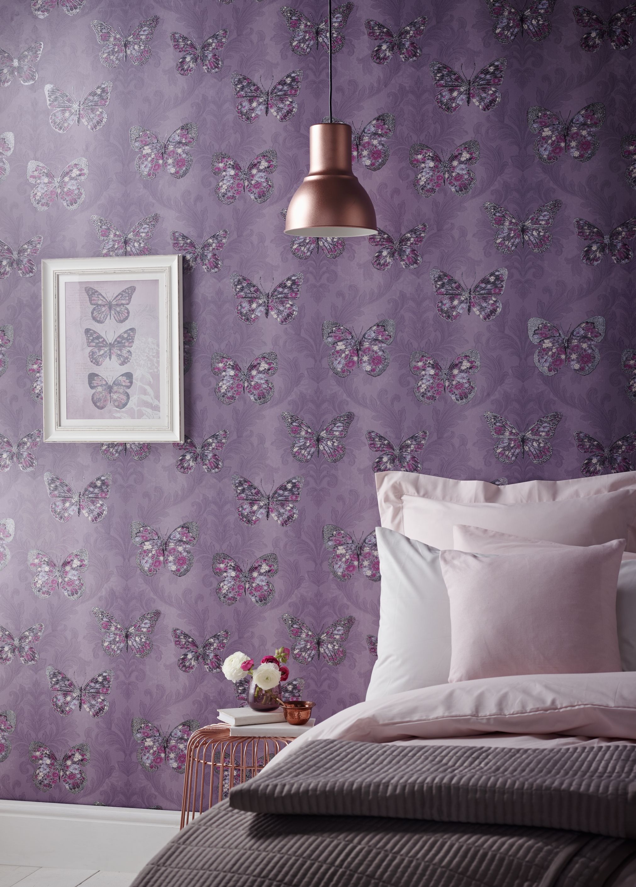10 Stylish Purple Wallpapers - Wallpaper Design Ideas