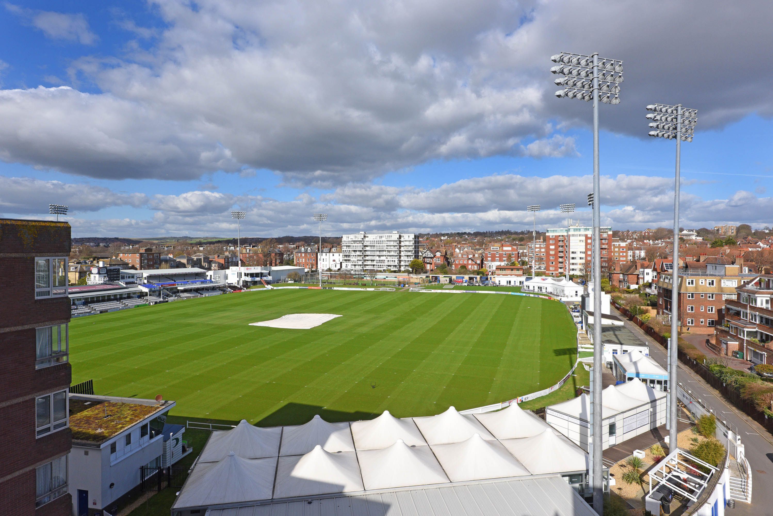 This Penthouse Apartment Has Exclusive Views Over A County Cricket Ground