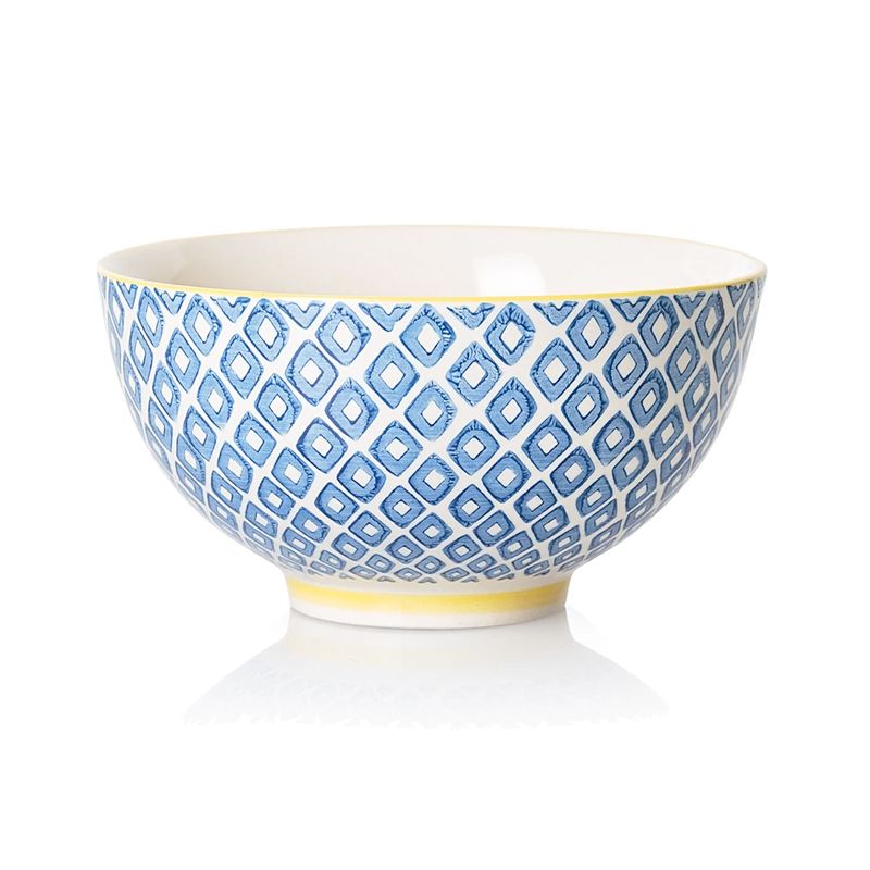 <p>Thanks to its bright hues and exotic pattern, this patterned bowl will spruce up your coffee table instantly.&nbsp;<em data-redactor-tag="em" data-verified="redactor"><strong data-redactor-tag="strong" data-verified="redactor">£8.50, </strong></em><a href="https://www.oliverbonas.com/homeware/large-fika-bowl-40834#selection=size:L__137;color:Blue__58" target="_blank" data-tracking-id="recirc-text-link"><em data-redactor-tag="em" data-verified="redactor"><strong data-redactor-tag="strong" data-verified="redactor">Oliver Bonas</strong></em></a> </p>