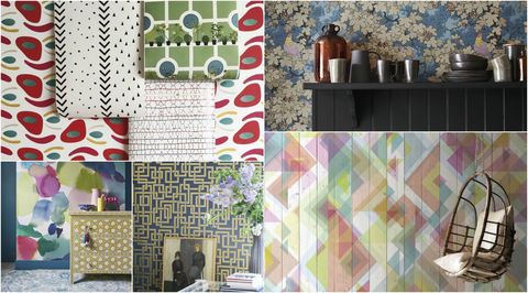 Wallpaper trends collage