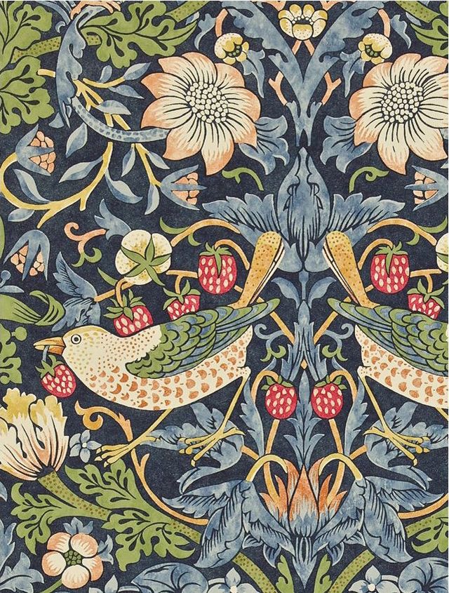 John Lewis Morris & Co Strawberry Thief Wallpaper £62