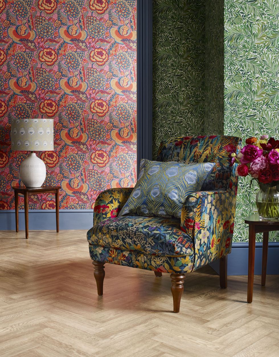 John Lewis Liberty Fabric - Patricia Anne spice wallpaper £69