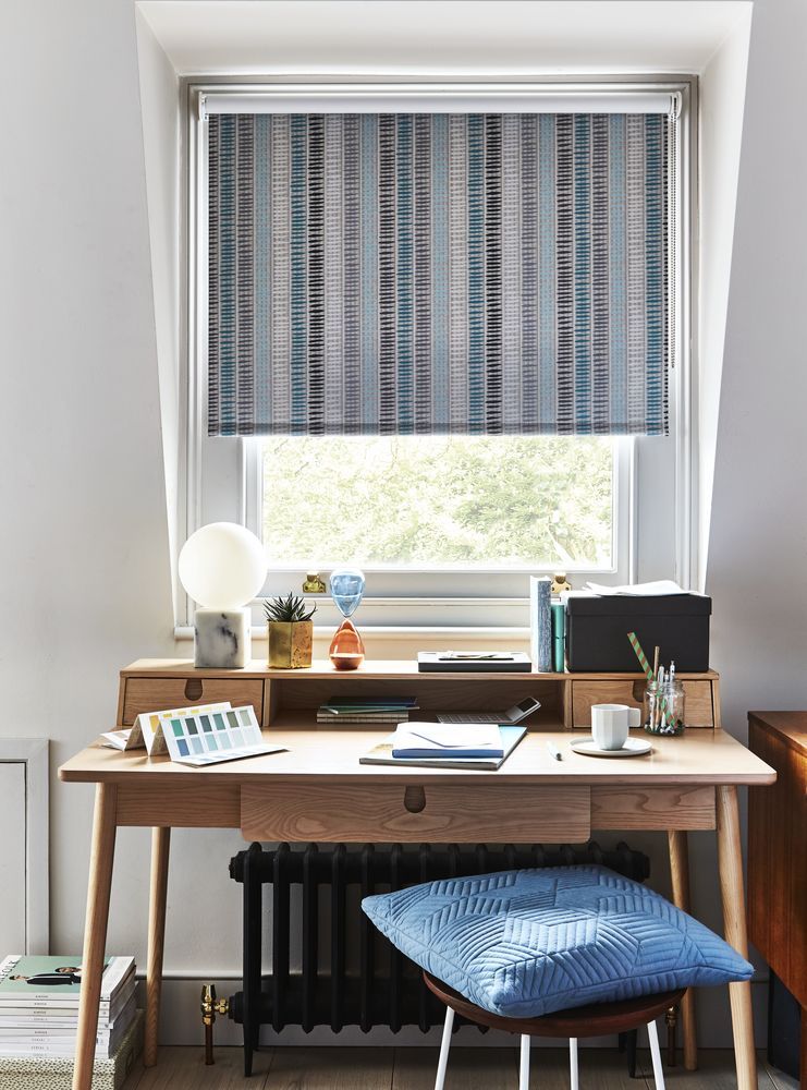 Roller blinds: House Beautiful collection at Hillarys.Styling by Kiera Buckley-Jones. Photography by Rachel Whiting.