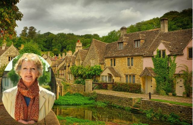 Penelope Keith / The quaint, historic and picture-book village of Castle Combe, Wiltshire, England