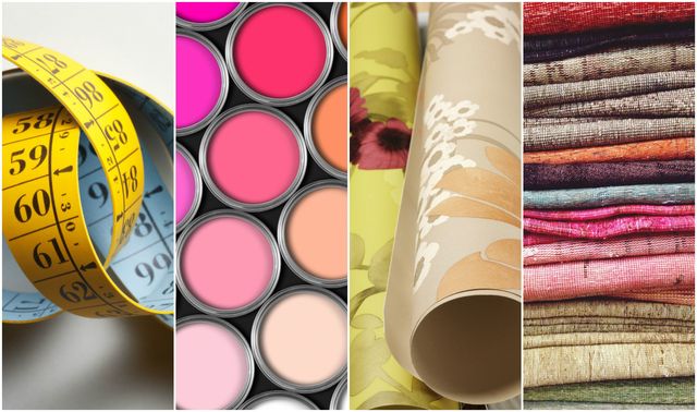 Decorating the home: measuring paints, wallpaper and fabric