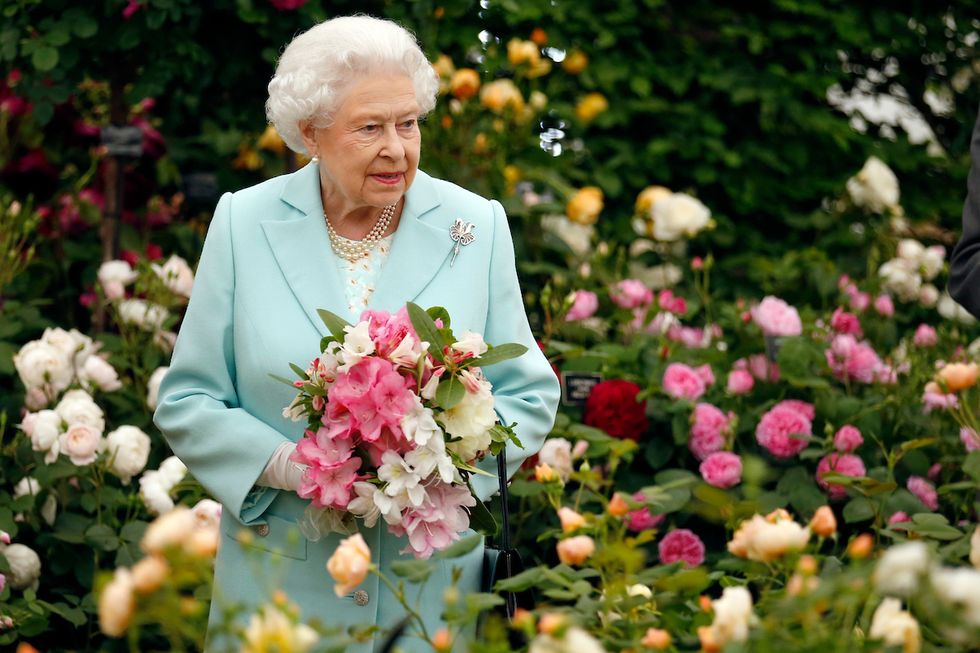 Queen Elizabeth visits the RHS Chelsea Flower Show 2016 in London, UK Monday May 23, 2016.