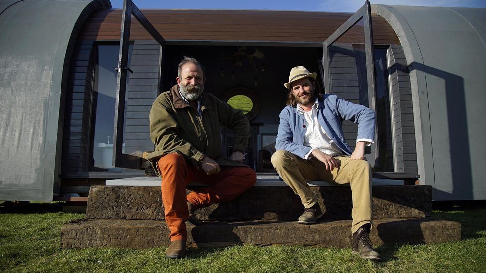 channel 4 series cabins in the wild with dick strawbridge and will hardie