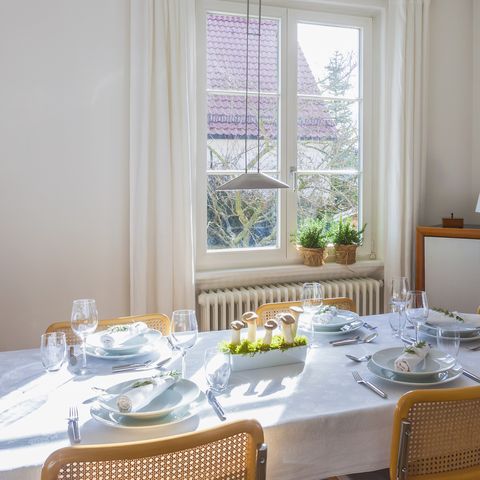 Dining room -  natural light from windows