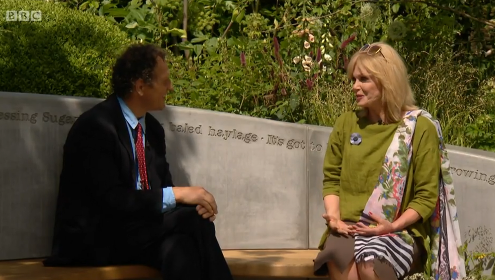 BBC's RHS Chelsea Flower Show: Monty Don speaks to Joanna Lumley