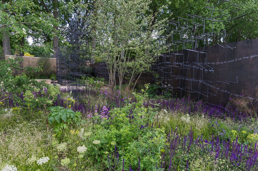 Breaking Ground. Designed by: Andrew Wilson and Gavin McWilliam. Sponsored by: Darwin Property Investment Management Ltd. RHS Chelsea Flower Show 2017