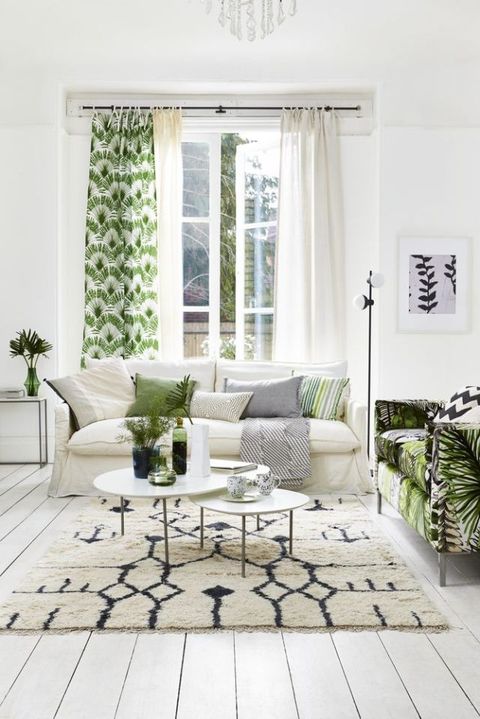 Style inspiration: Leafy prints and bold botanical patterns.
 Styling by Lorraine Dawkins, Photography by Rachel Whiting