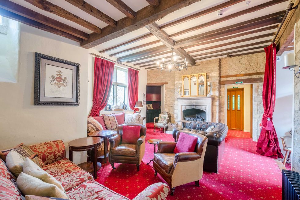 Bath Lodge Castle - Norton St Philip - Savills - living room