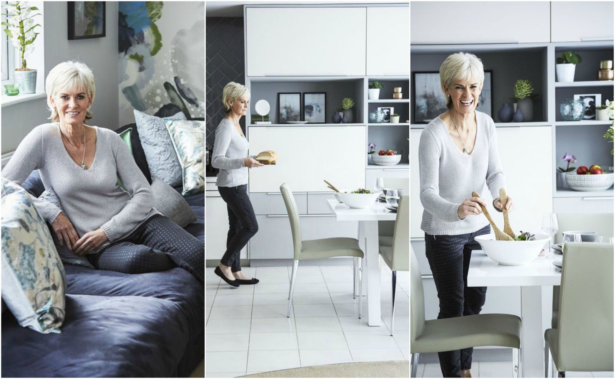 Judy Murray House Beautiful makeover. Styling by Lucy Birch. Photography by Dan Duchars