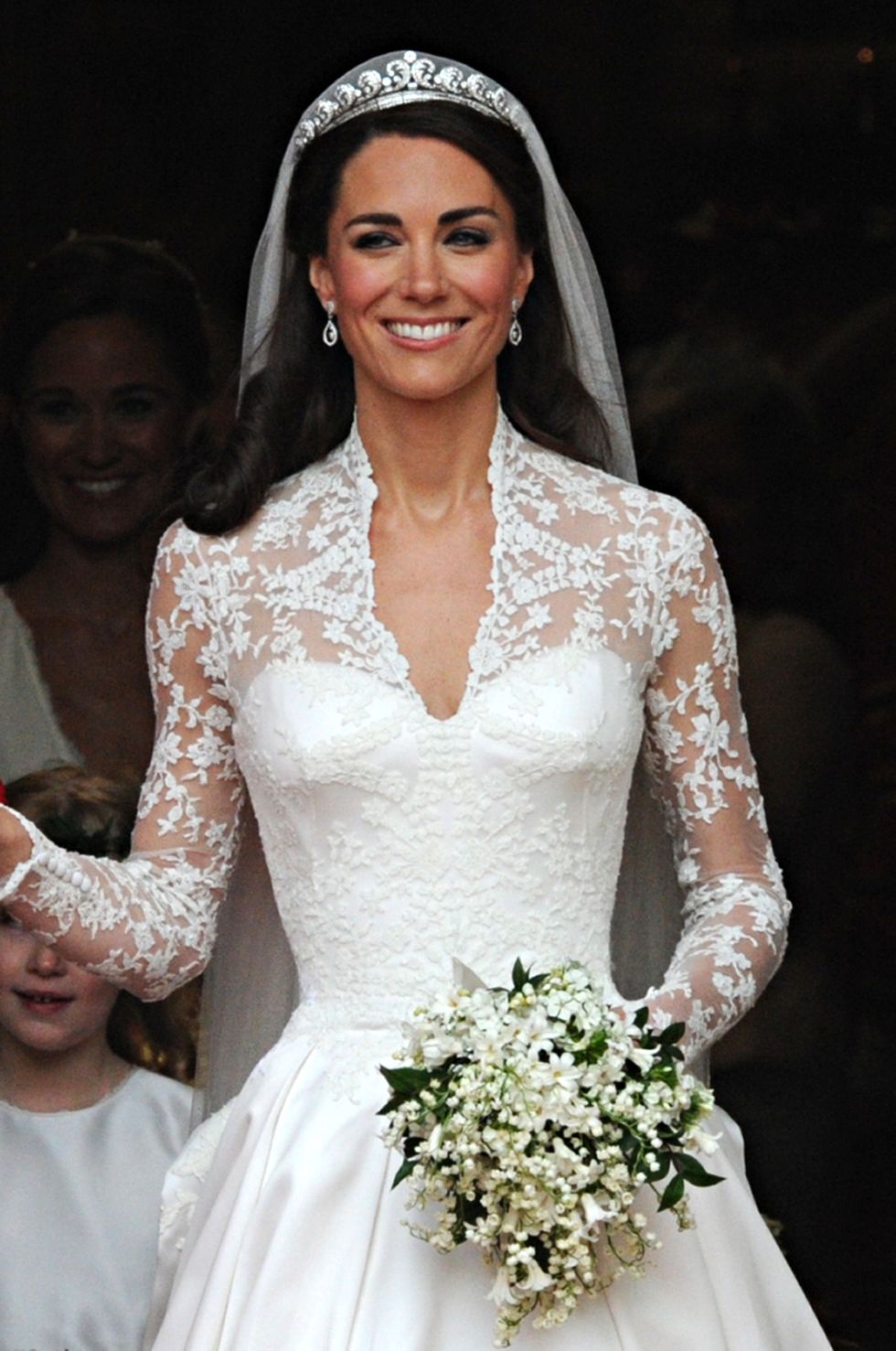 Kate Middleton, Duchess of Cambridge, wedding bouquet