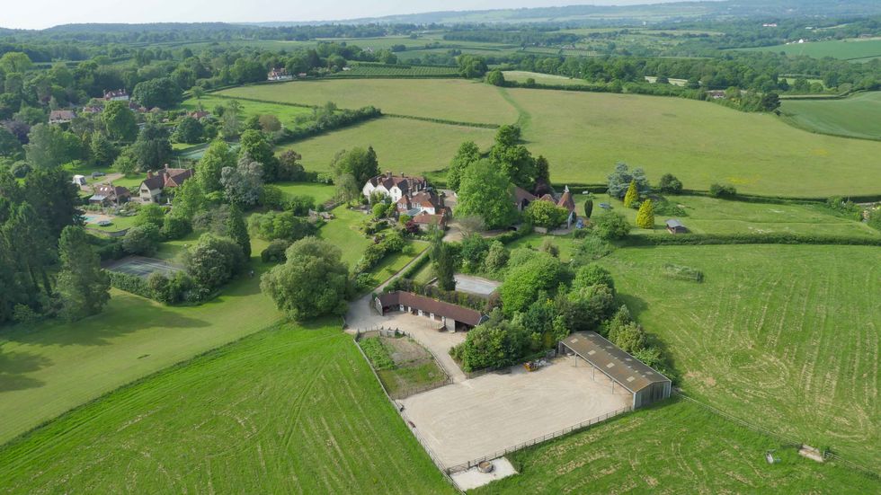 The Grange - Plaxtol - Kent - aerial shot - Sotheby's