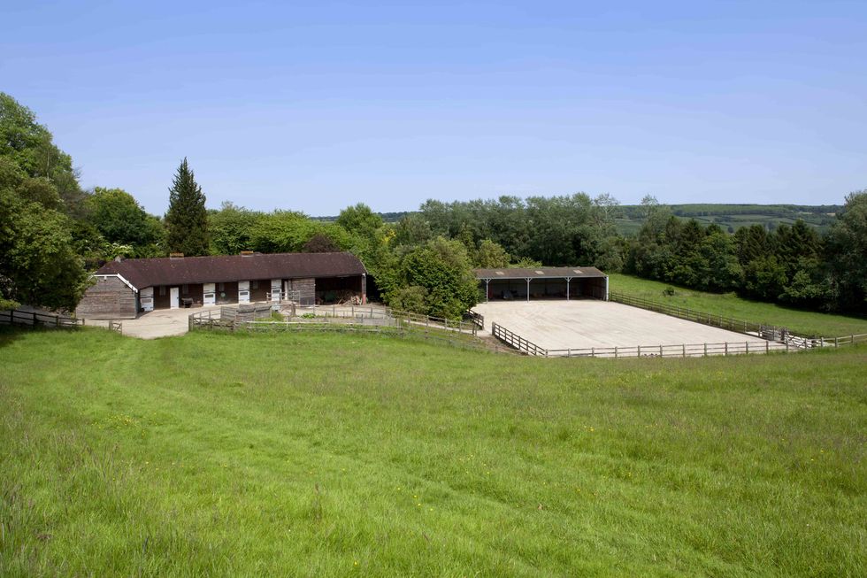 The Grange - Plaxtol - Kent - stables with sand school - Sotheby's