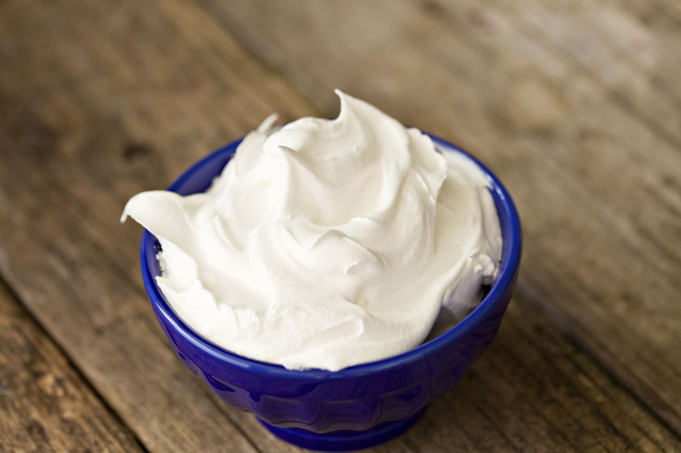 There's such a thing as too much whipped cream, but if you find yourself with extra one day, don't waste it. Dollop spoonfuls of whipped cream on a wax paper-lined cookie sheet and freeze until solid. Transfer to a freezer bag for instant hot chocolate toppings. The whipped cream will melt right into your mug! If you want to be fancy, you can pipe the whipped cream onto the cookie sheet instead.