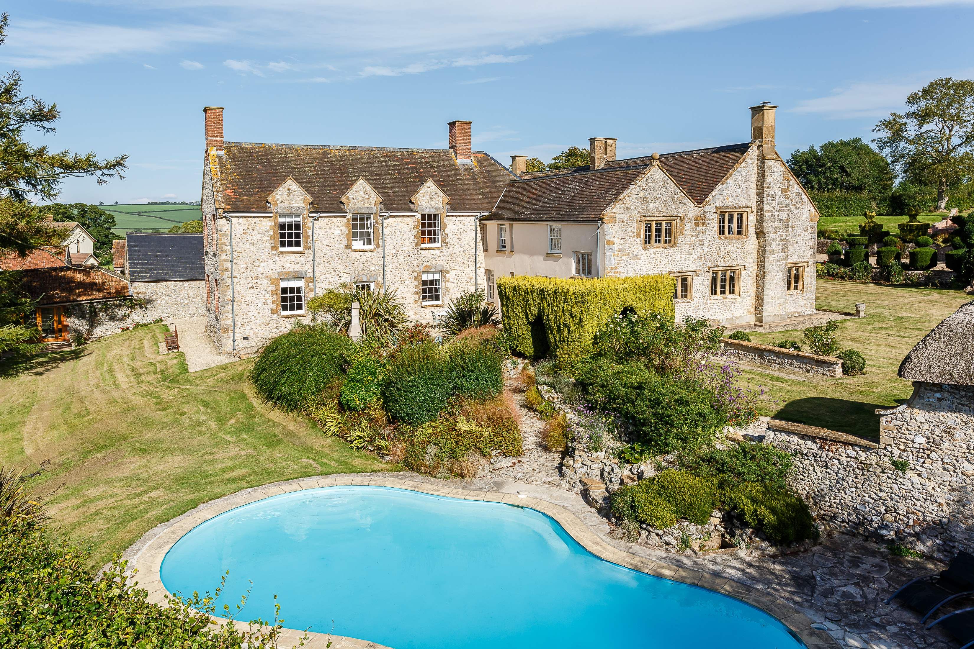 Elizabethan Manor House With Swimming Pool In Devon For Sale