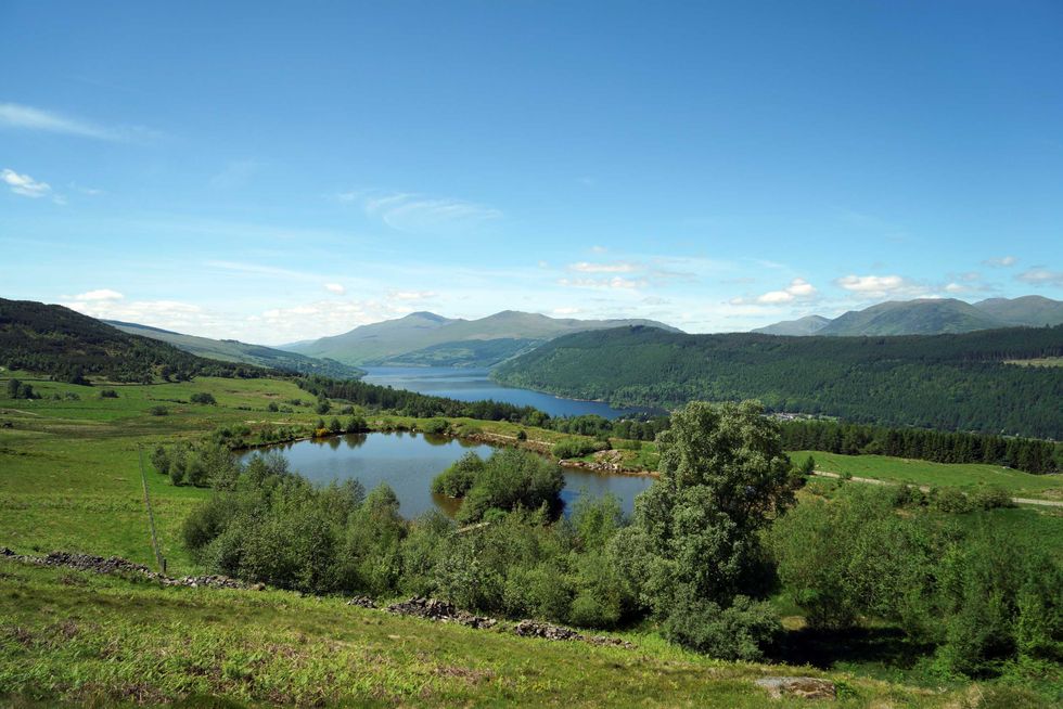 Highland, Nature, Natural landscape, Mountainous landforms, Mountain, Wilderness, Sky, Natural environment, Hill, Green, 