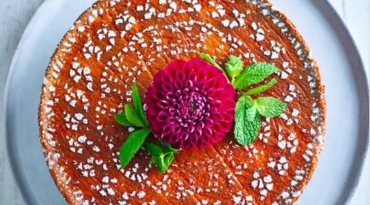 Lorraine Pascale's gluten-free boiled orange and lemon cake with honey