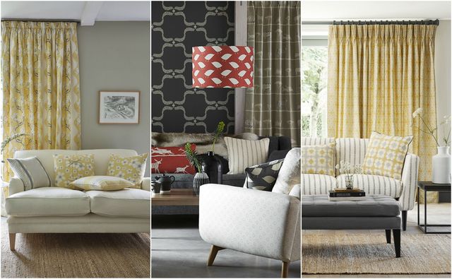 Patterned living room schemes by Vanessa Arbuthnott
