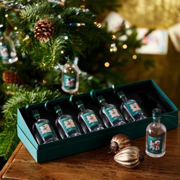 Sipsmith's Christmas bauble gin bottles