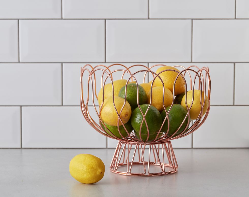 Copper Fruit Basket - £22.00, The Contemporary Home