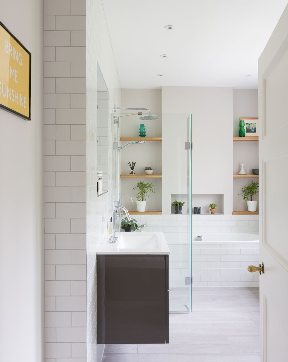 ripples green bathroom interiors